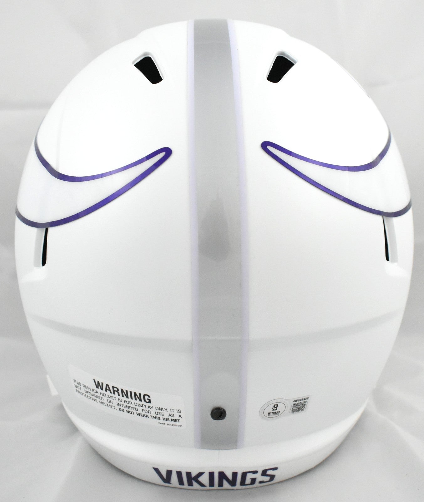Justin Jefferson Autographed Minnesota Vikings 2024 Alternate Speed Helmet