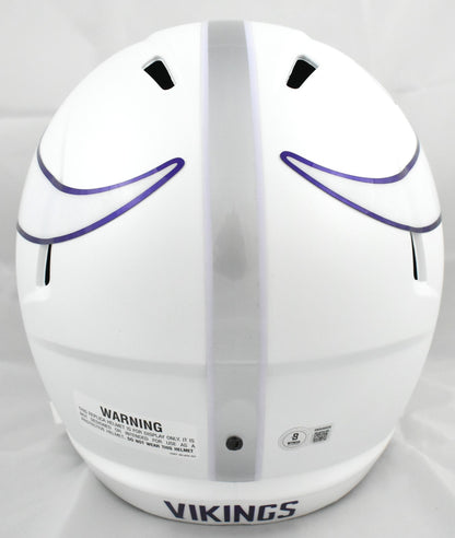 Justin Jefferson Autographed Minnesota Vikings 2024 Alternate Speed Helmet