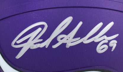 Jared Allen Autographed Minnesota Vikings Mini Helmet - Beckett COA