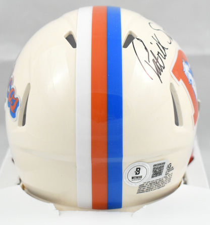 Patrick Surtain II Signed Denver Broncos Retro Speed Mini Helmet