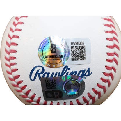 Corey Seager Autographed Texas Rangers Baseball (2x WS MVP Inscription)