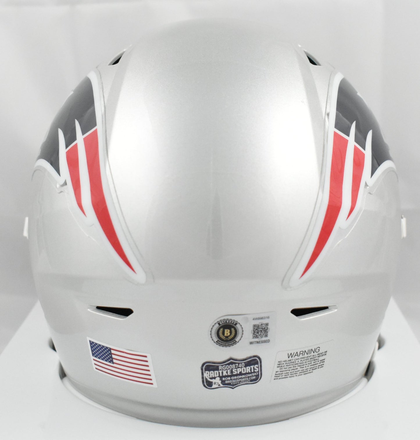 Rob Gronkowski Autographed New England Patriots Mid-Size SpeedFlex Helmet