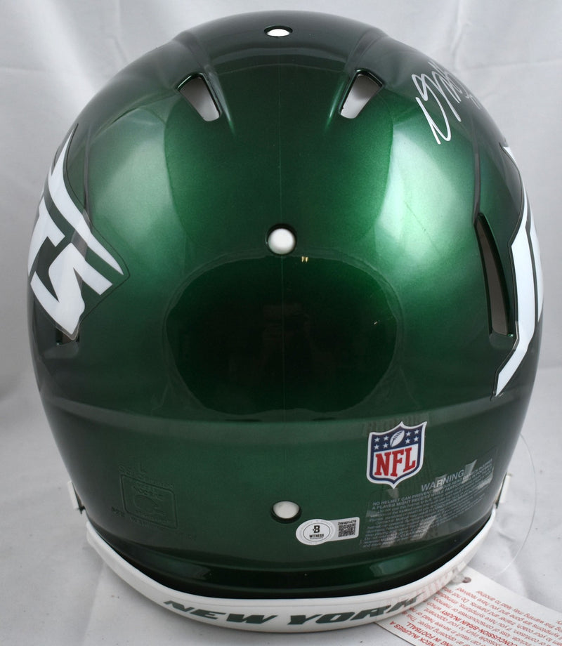 Davante Adams Autographed New York Jets Full Size Speed Authentic Helmet