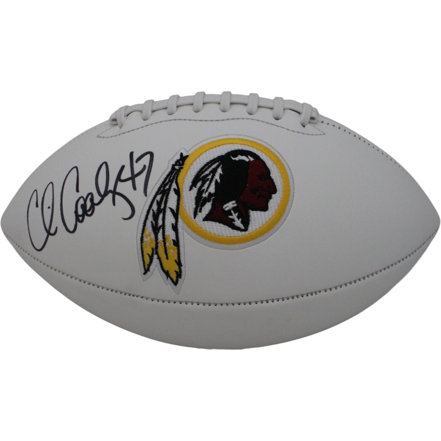 Chris Cooley Washington Redskins Autographed Logo Football (Beckett)