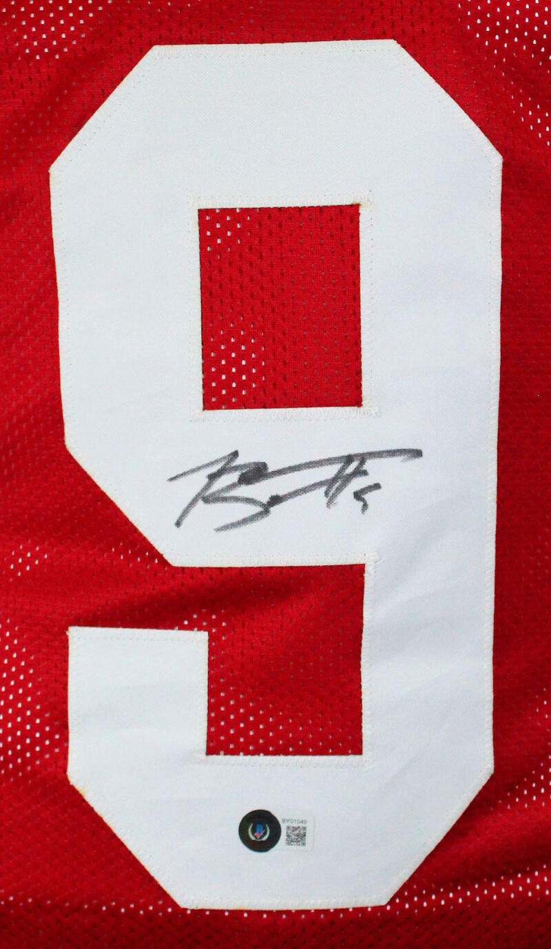 Bryce Young Signed Black Custom Football Jersey