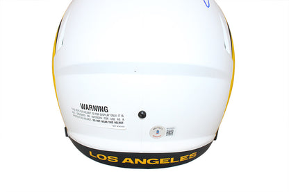 Kurt Warner Signed Los Angeles Rams Full Size Speed Lunar Replica Helmet