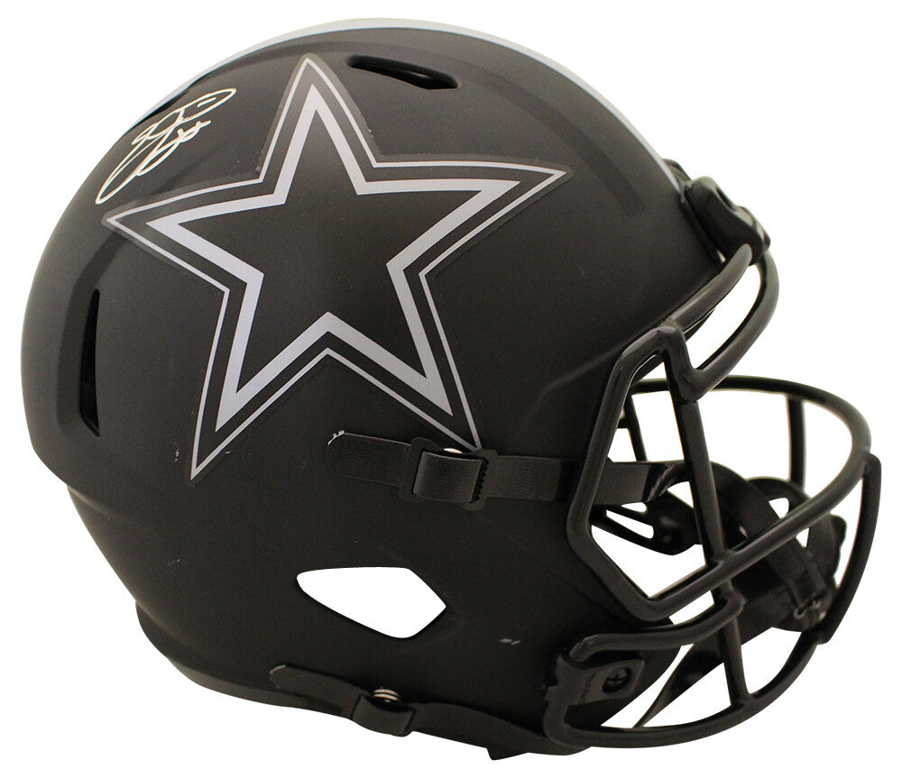 Emmitt Smith Dallas Cowboys Signed Full Size Eclipse Speed Helmet