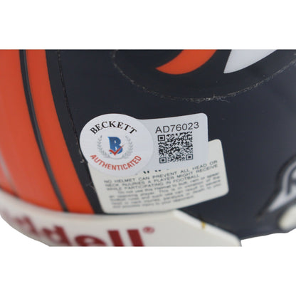 Brian Griese Signed Denver Broncos VSR4 Replica Mini Helmet