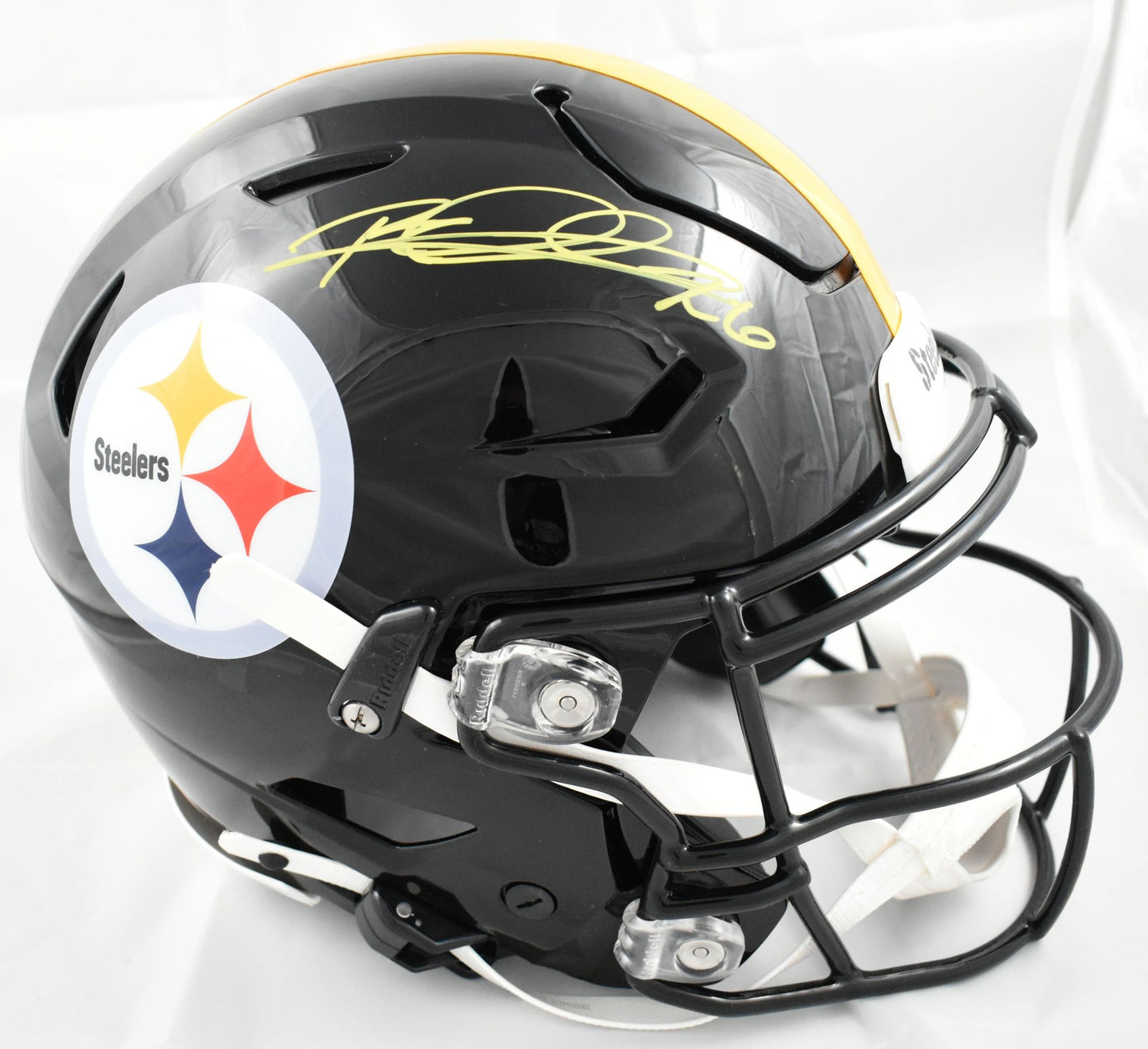 Rod Woodson Autographed Pittsburgh Steelers Full Size Speedflex Helmet
