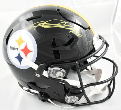 Rod Woodson Autographed Pittsburgh Steelers Full Size Speedflex Helmet