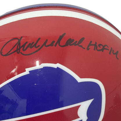 Jim Kelly, Thurman Thomas & Andre Reed Signed Buffalo Bills Throwback Helmet