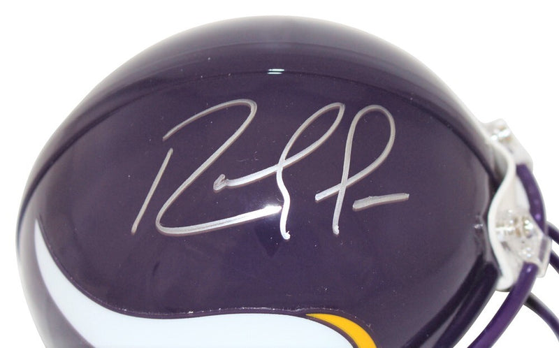 Randy Moss Signed Minnesota Vikings 1983-2001 VSR4 Mini Helmet BAS