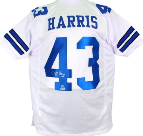 Cliff Harris Autographed White Custom Football Jersey