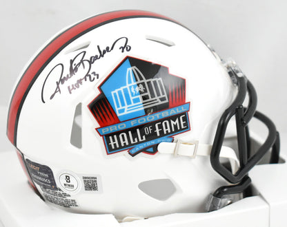 Ronde Barber Autographed Tampa Bay Buccaneers HOF Speed Mini Helmet