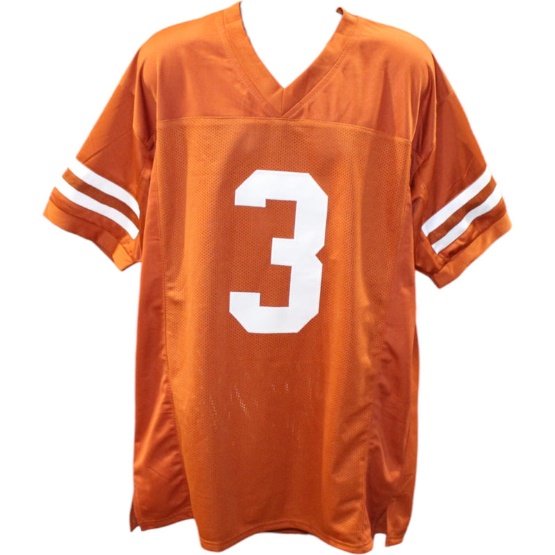 Quinn Ewers Autographed Custom College Style Jersey