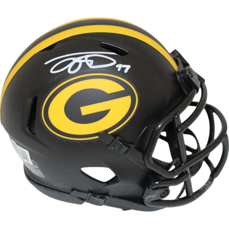 Jayden Reed Signed Green Bay Packers Eclipse Mini Helmet