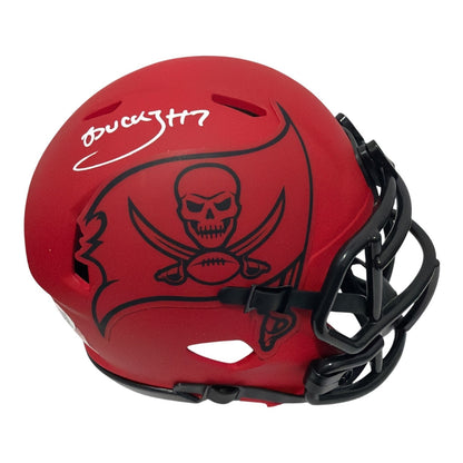 Bucky Irving Signed Tampa Bay Buccaneers Rave Mini Helmet