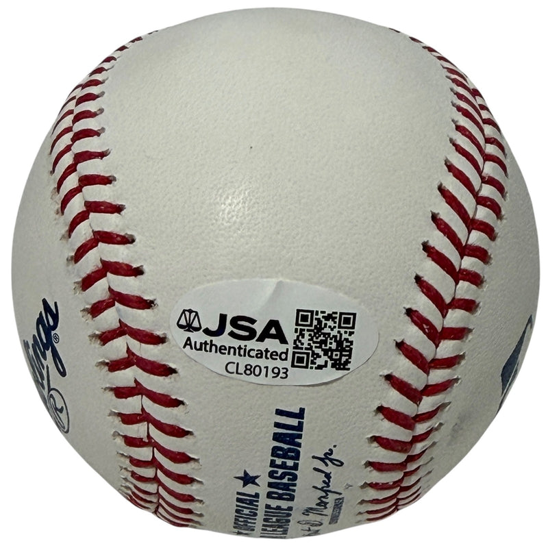 AJ Ewing Signed New York Mets Official Major League Baseball (JSA)