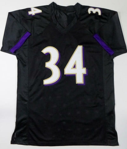Ricky Williams Autographed Black Custom Jersey