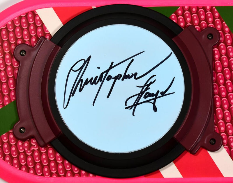Michael J. Fox & Christopher Lloyd Signed Back to the Future Hoverboard