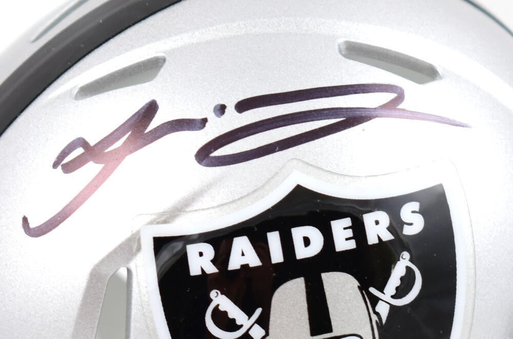 Jakobi Meyers Signed Las Vegas Raiders Speed Mini Helmet