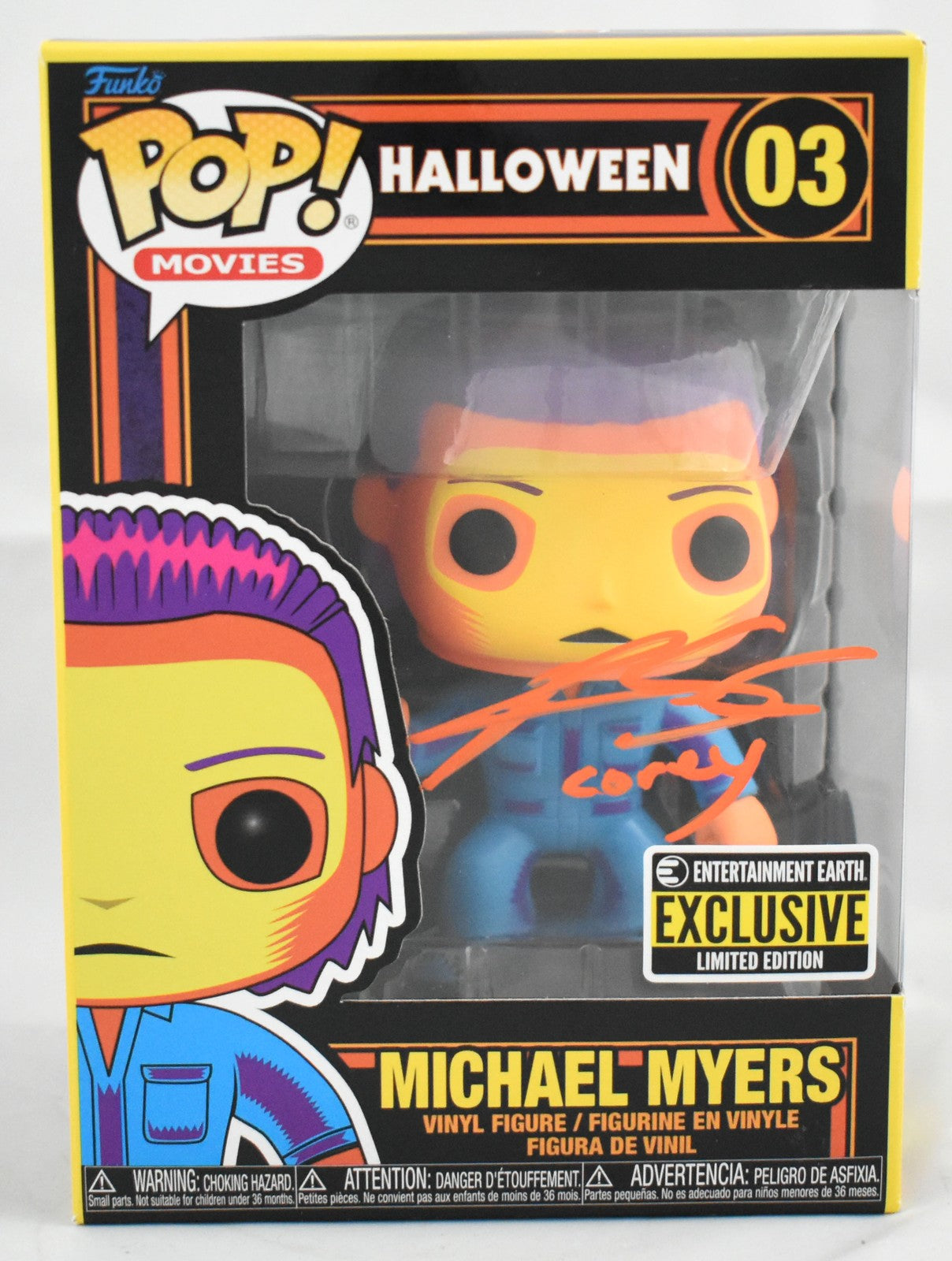 Rohan Campbell Signed Halloween Michael Myers Funko Pop Inscribed Corey