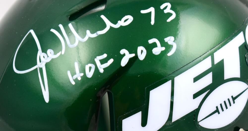 Joe Klecko Signed New York Jets Speed Mini Helmet - HOF 2023