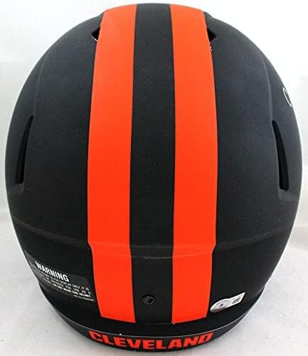 Nick Chubb Signed Cleveland Browns Full Size Eclipse Speed Helmet