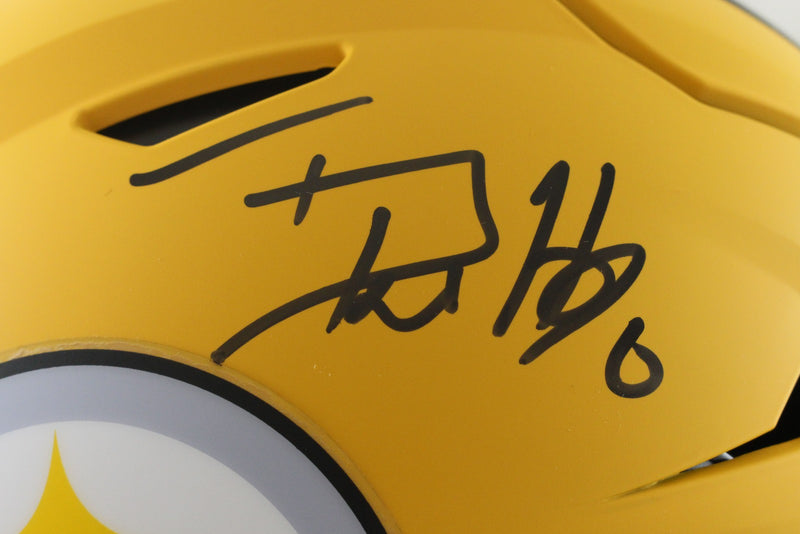 TJ Watt Signed Pittsburgh Steelers 2025 Alternate Authentic SpeedFlex Helmet