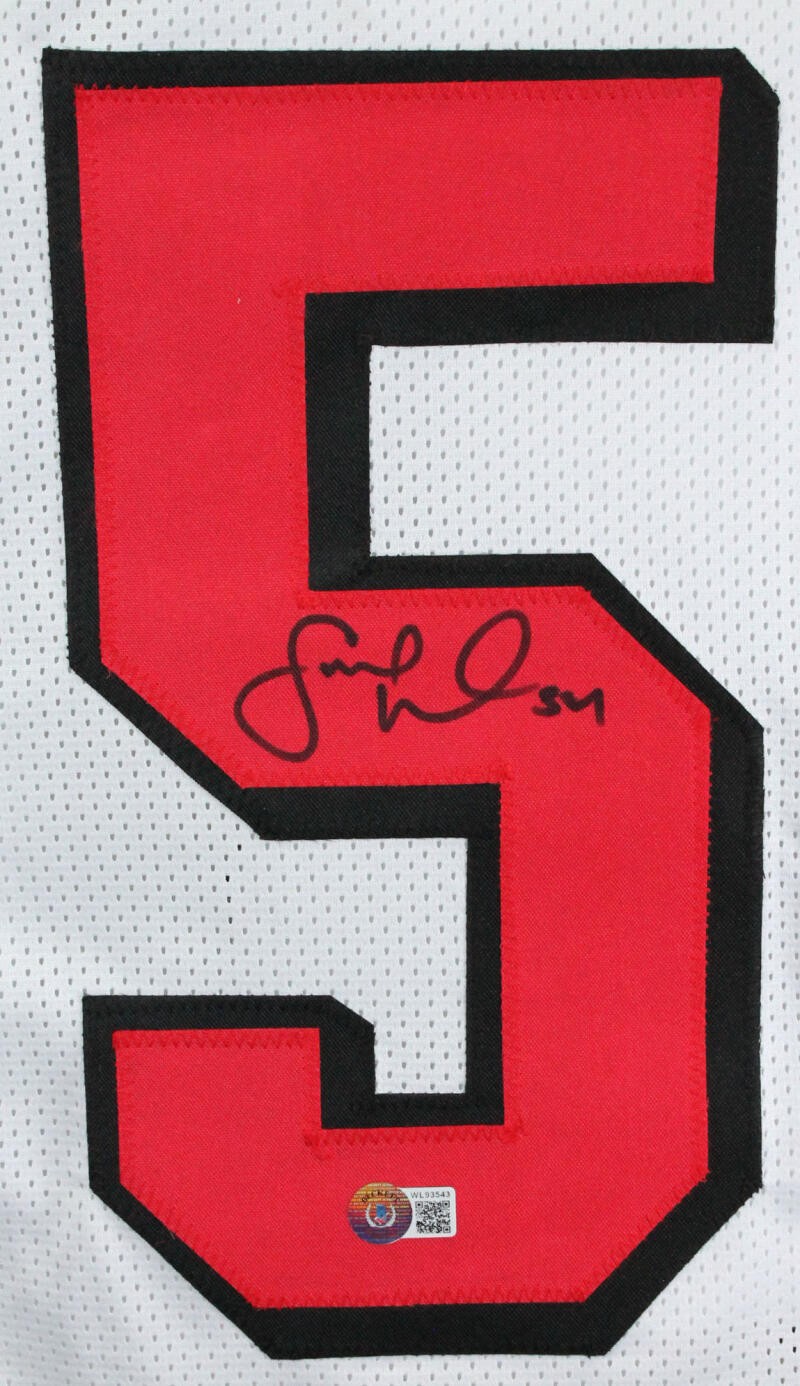 Fred Warner Signed San Francisco 49ers White Color Rush Jersey
