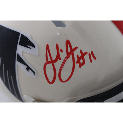 Julio Jones Autographed Atlanta Falcons Retro Mini Helmet