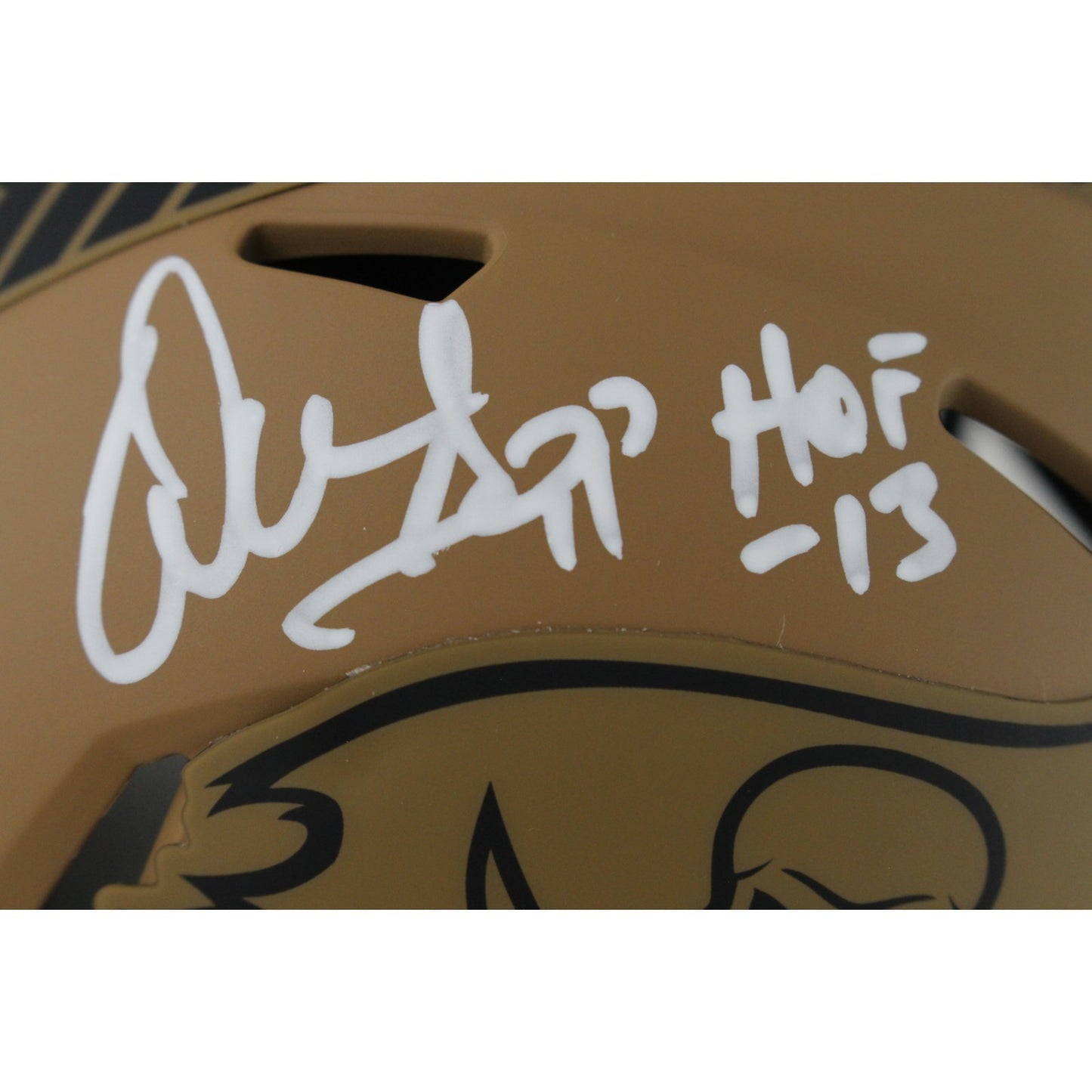 Warren Sapp Tampa Bay Buccaneers Signed 2023 STS Mini Helmet