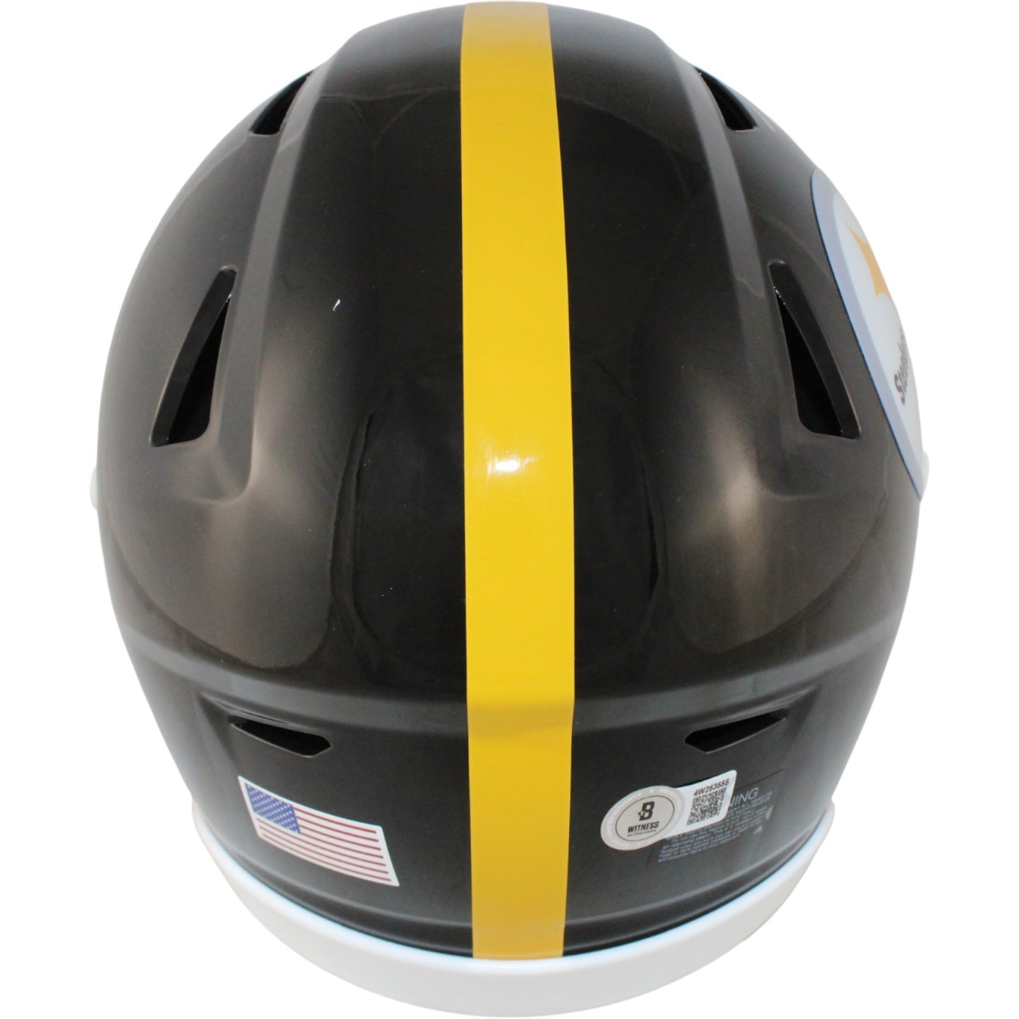 TJ Watt Signed Pittsburgh Steelers Mid-Size Helmet (Beckett Witnessed)