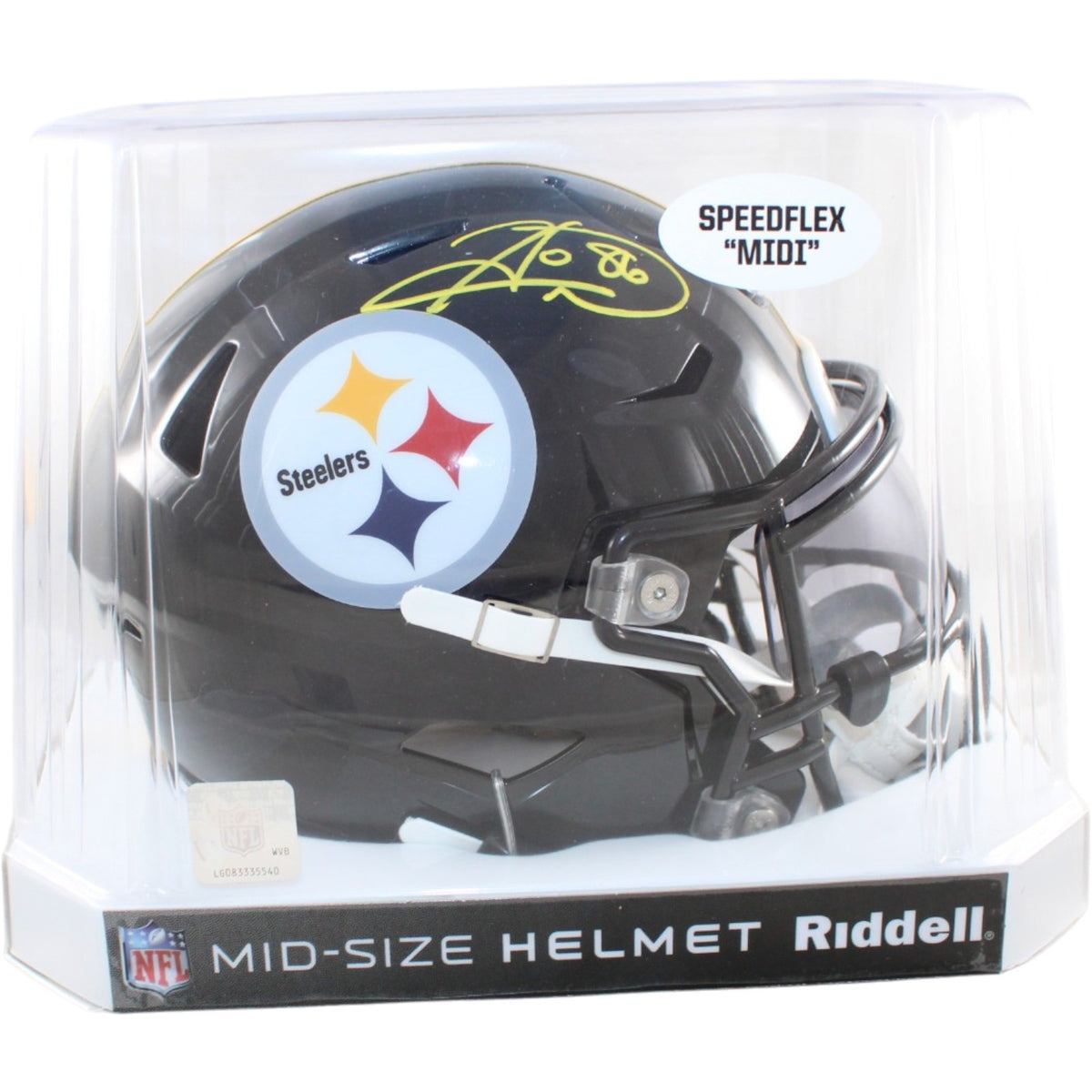 Hines Ward Signed Pittsburgh Steelers Mid-Size Helmet