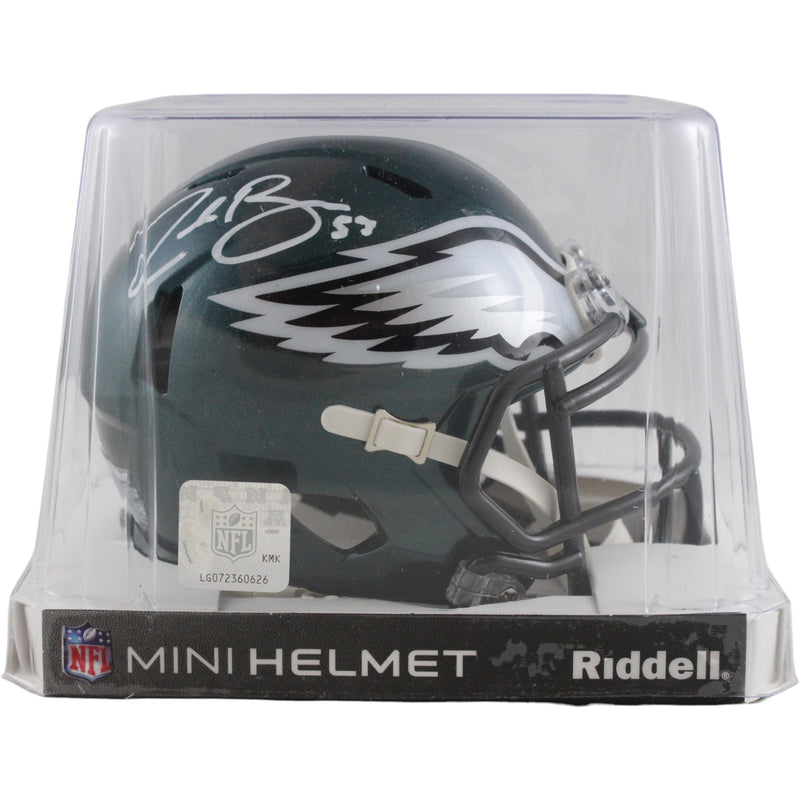 Zack Baun Autographed Philadelphia Eagles Speed Mini Helmet