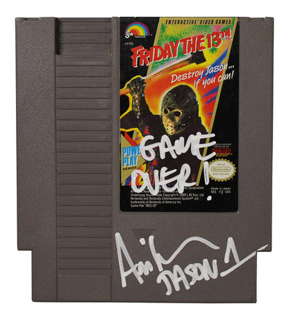 Ari Lehman Signed Friday the 13th NES Game Cartridge (BAS COA)