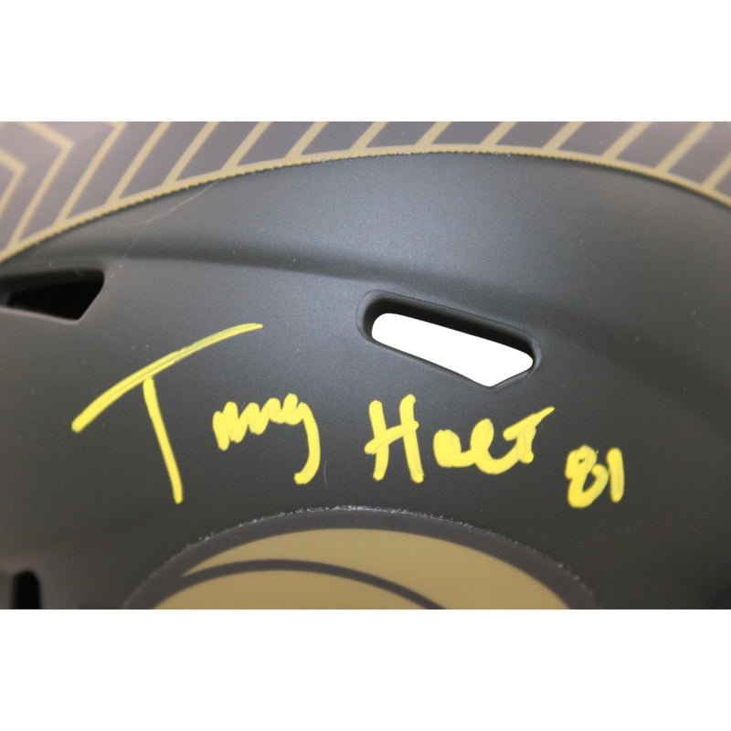 Torry Holt Signed Los Angeles Rams 2025 Salute to Service Mini Helmet