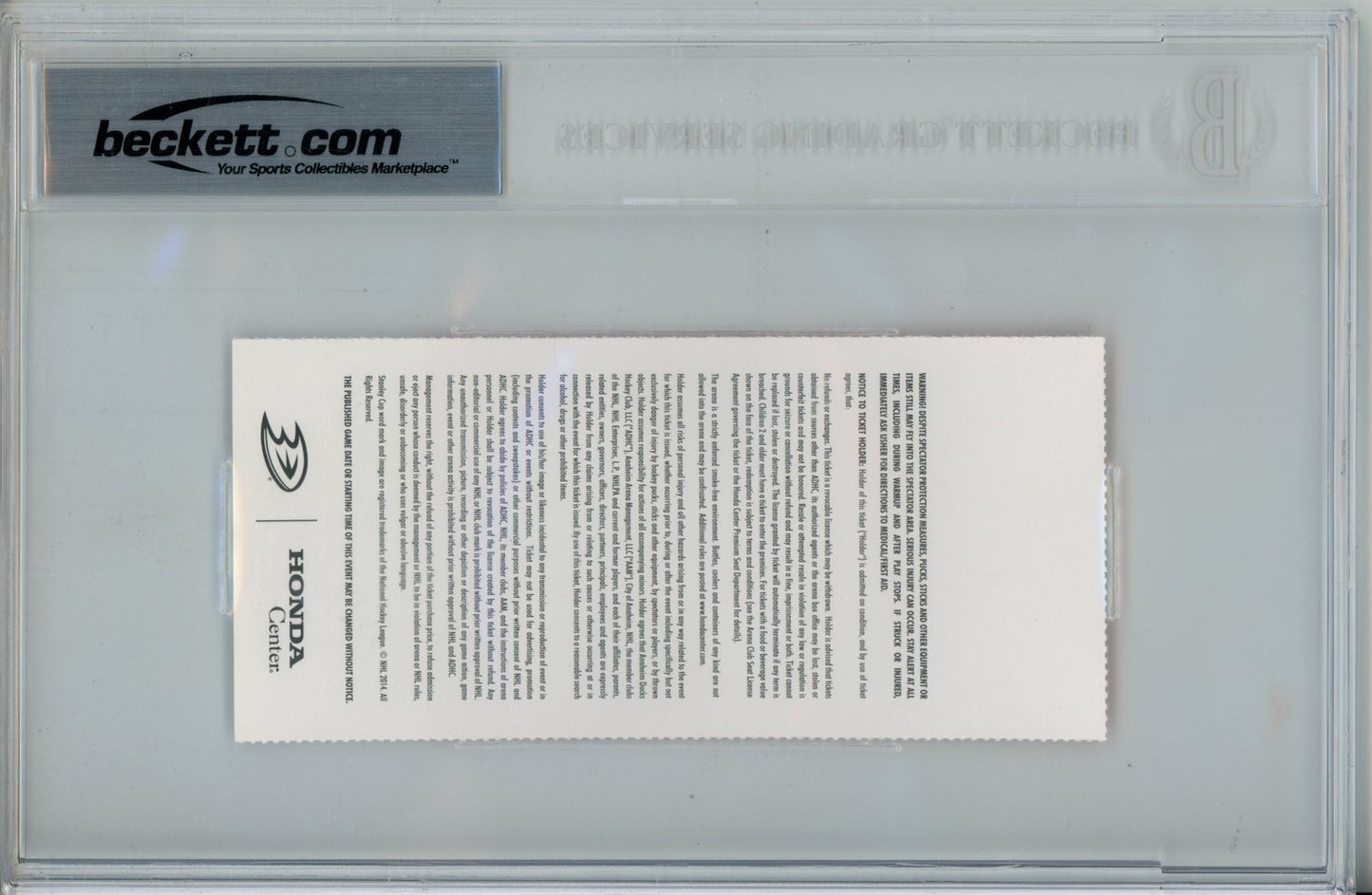 Andrew Shaw Signed Chicago Blackhawks 2015 WCF Head Butt Inscribed Ticket