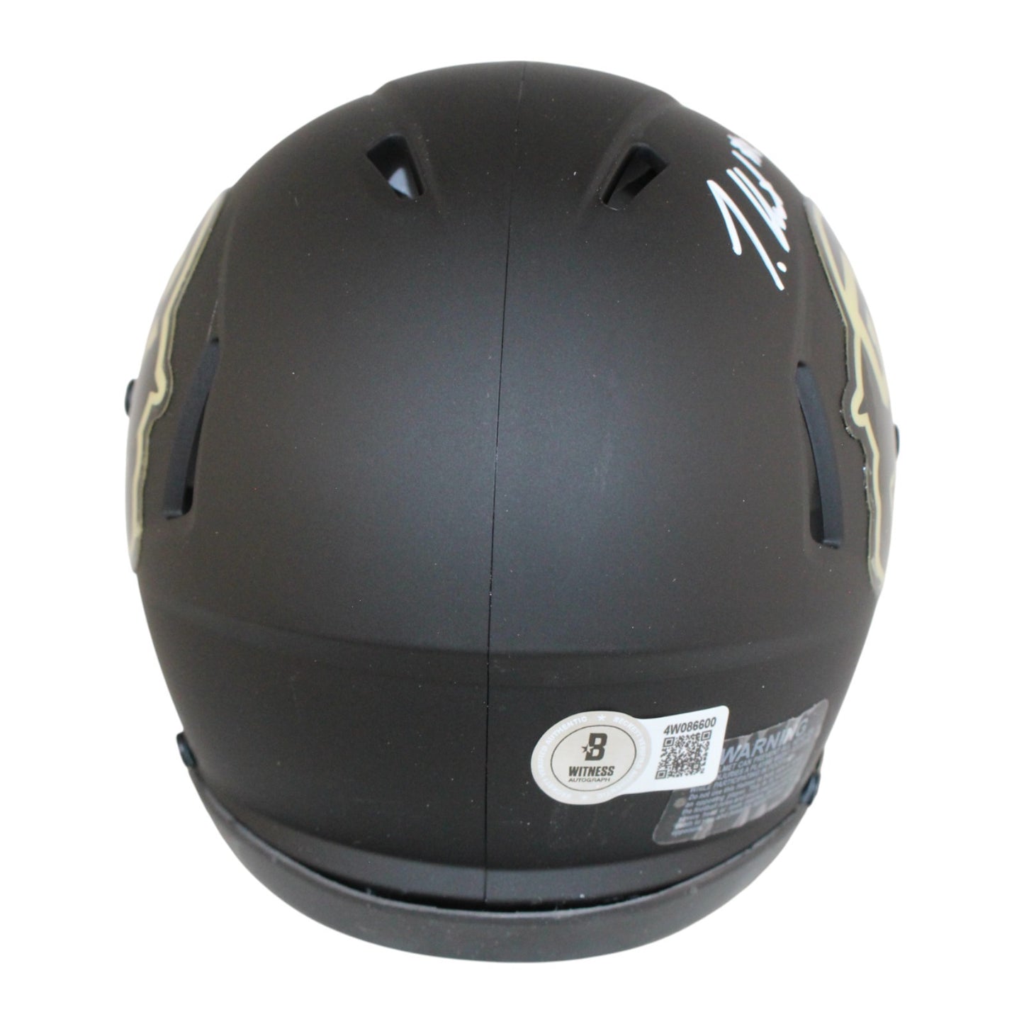 Travis Hunter Autographed Colorado Buffaloes Black Mini Helmet