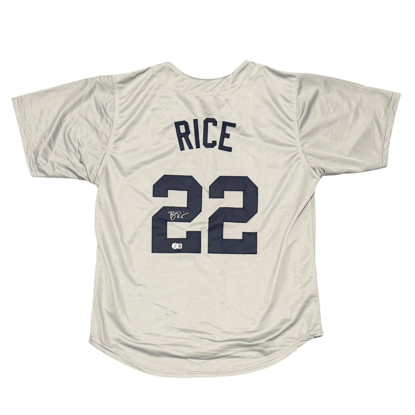 Ben Rice Signed New York Yankees Custom Jersey (Beckett COA)
