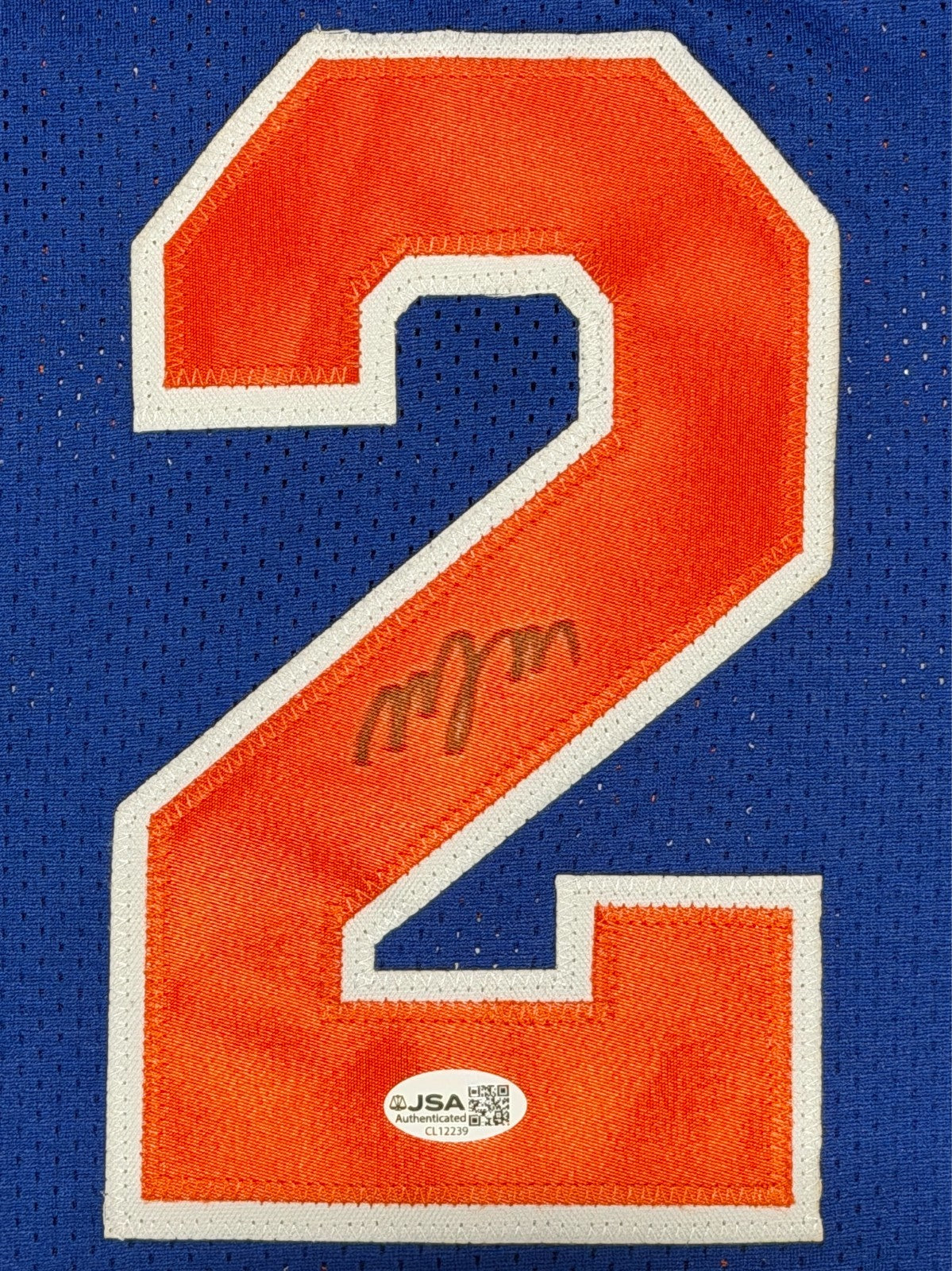 Miles McBride New York Knicks Autographed Custom Jersey