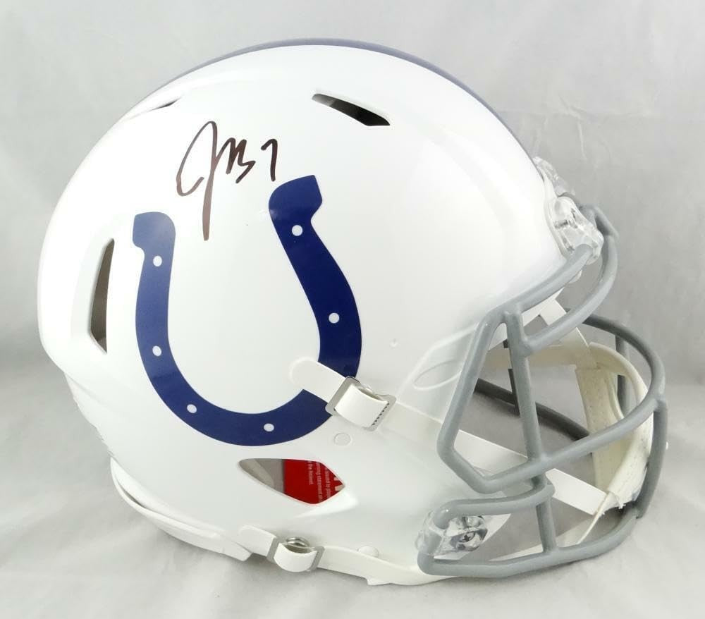 Jacoby Brissett Signed Indianapolis Colts Full Size Speed Authentic Helmet