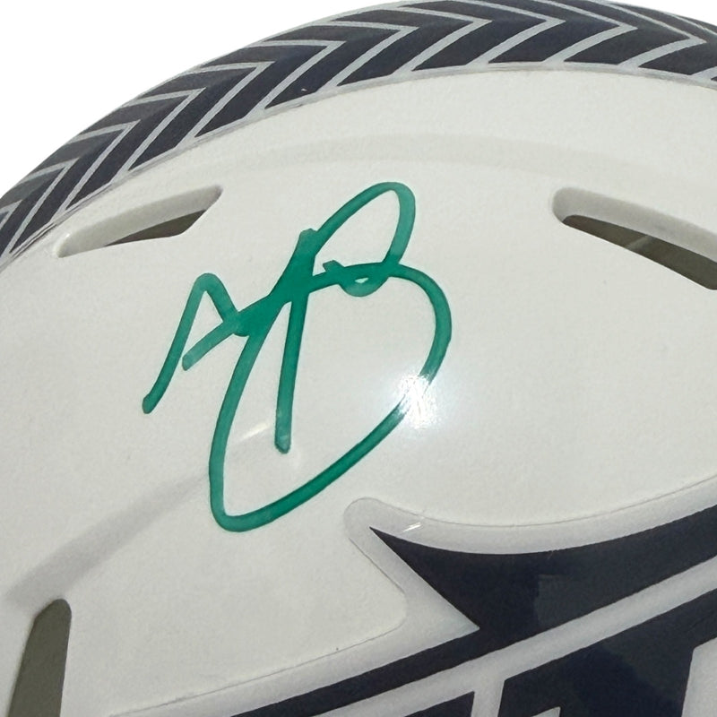 Minkah Fitzpatrick Signed New York Jets Salute to Service Mini Helmet