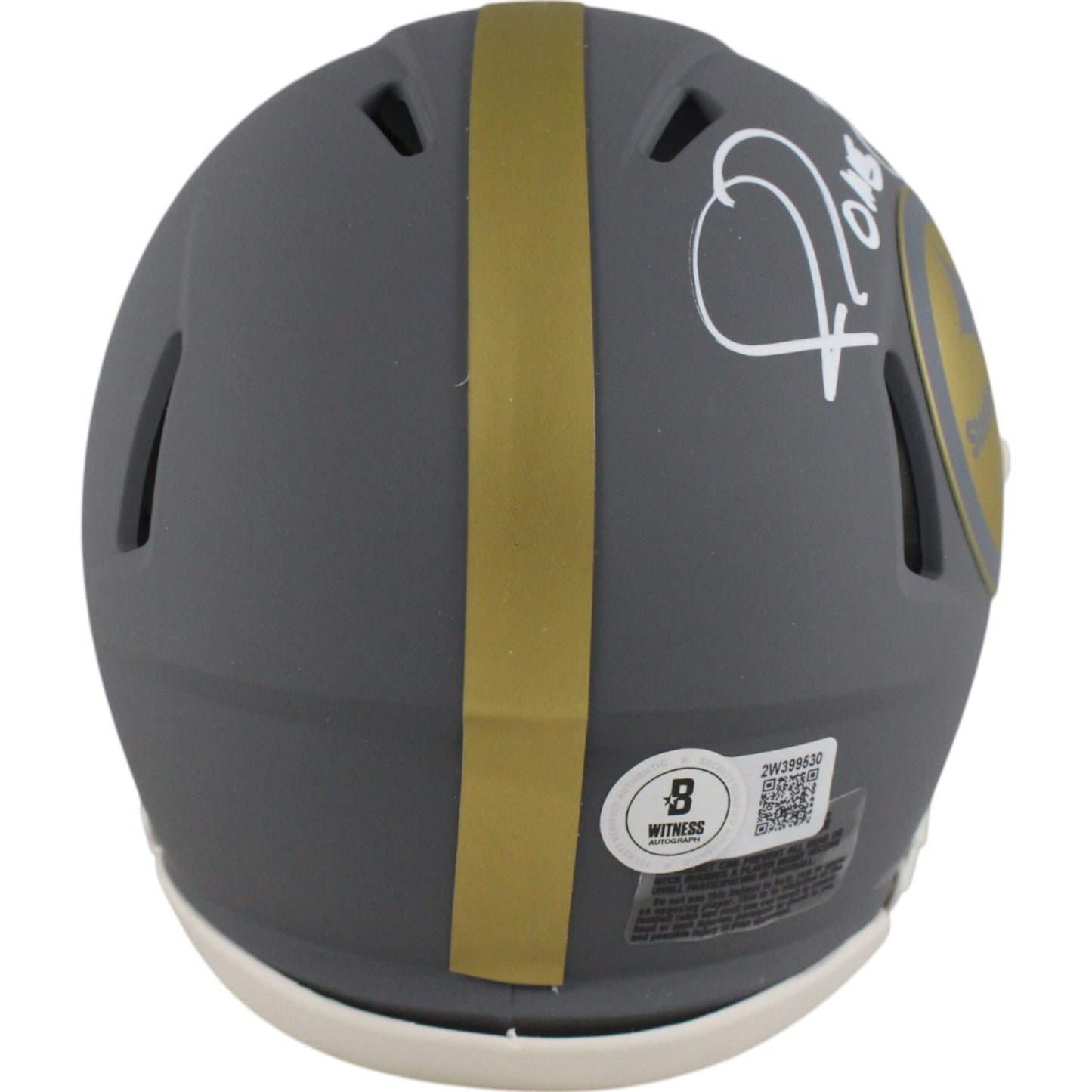 Jerome Bettis Pittsburgh Steelers Autographed Slate Mini Helmet