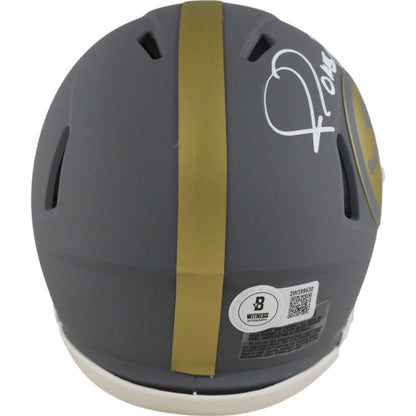 Jerome Bettis Pittsburgh Steelers Autographed Slate Mini Helmet