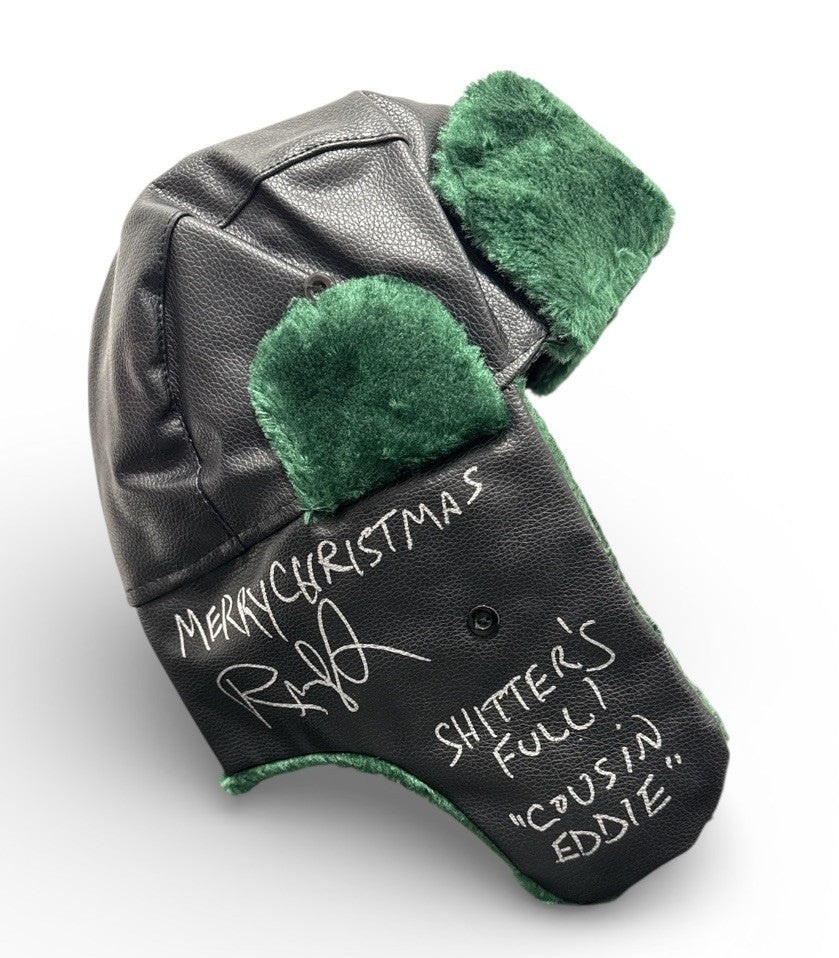 Randy Quaid Signed Hat - Christmas Vacation with 3 Inscriptions