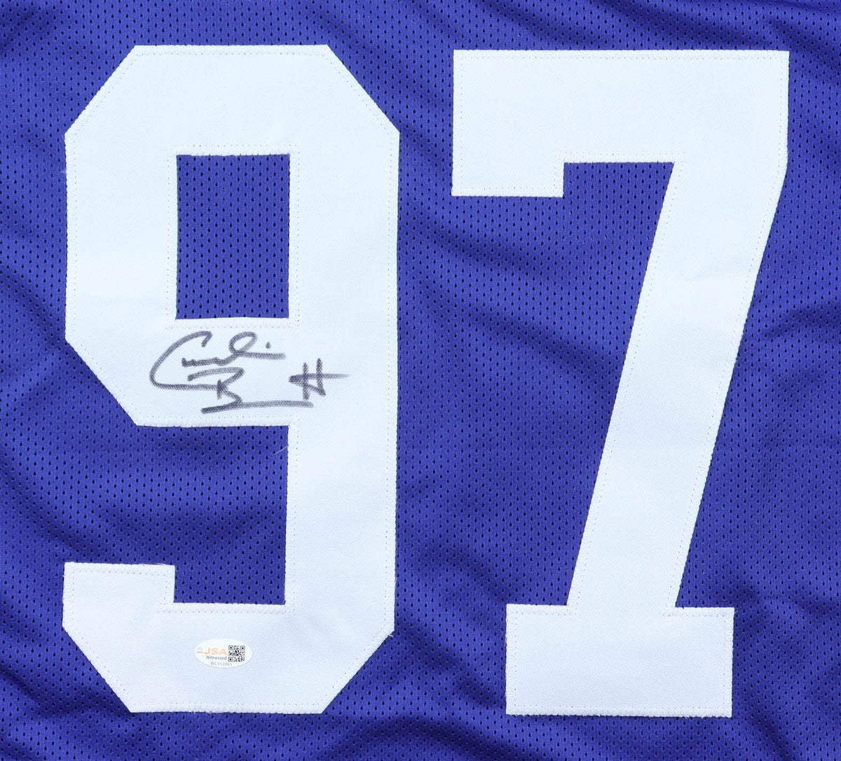Cornelius Bennett Autographed Indianapolis Colts Blue Jersey