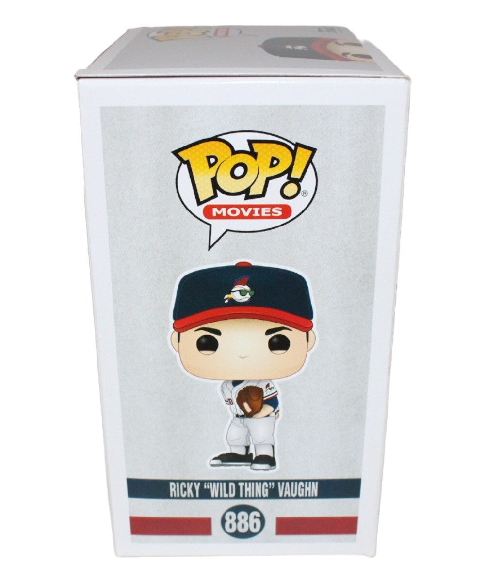 Charlie Sheen Signed Cleveland Indians Funko Pop! #886 Beckett BAS