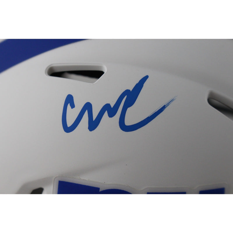 Abdul Carter Autographed New York Giants Lunar Mini Helmet