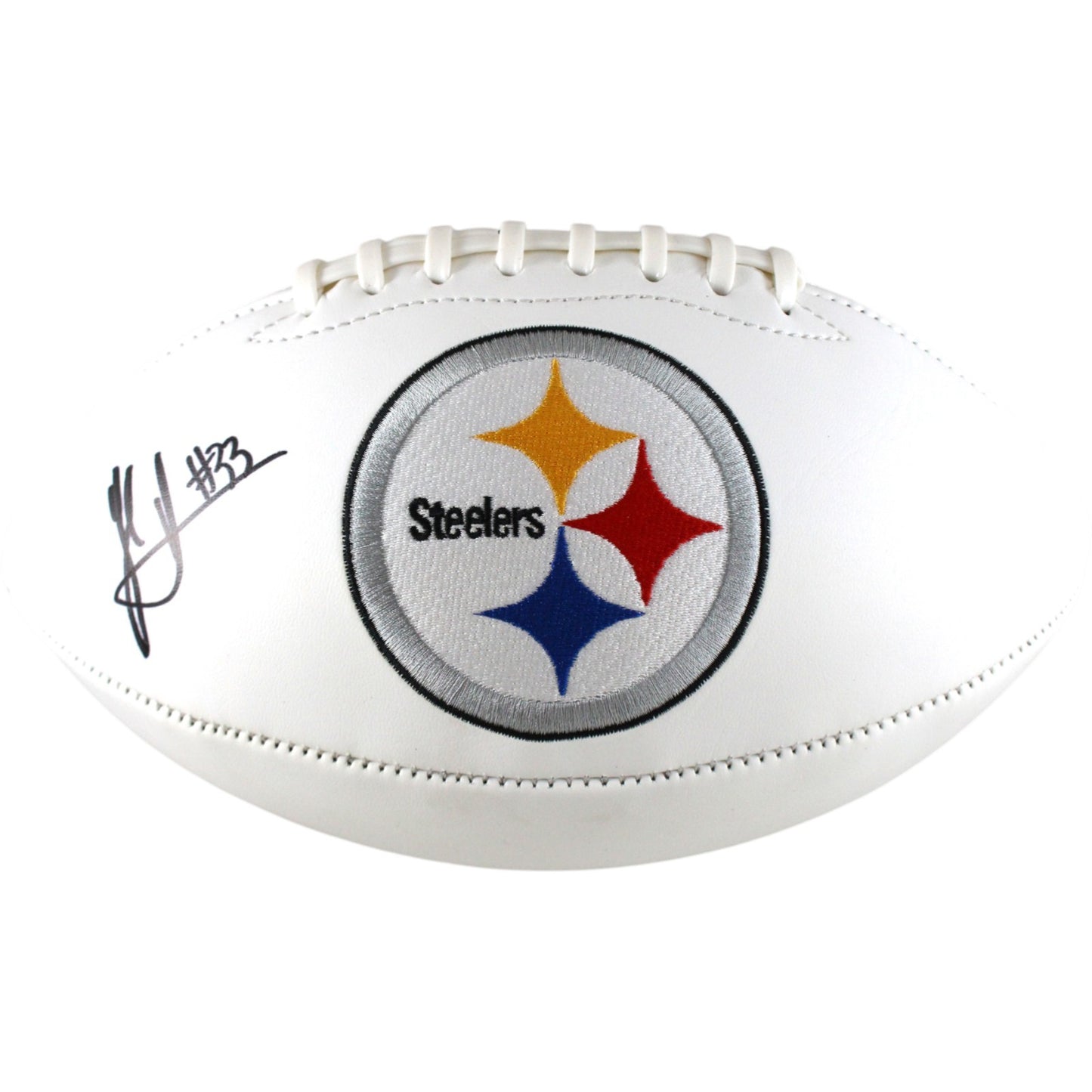 Jack Sawyer Autographed Pittsburgh Steelers Logo Football